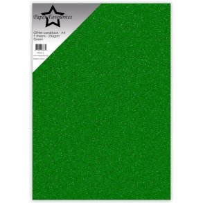 Glitter karton, A4, 