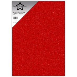 Glitter karton, A4, 
