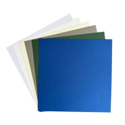 Paper Favourites - Smooth Cardstock 30,5x30,5cm, Lkkert ensfarvet karton, 240g, 10 ark, ELFENBEN
