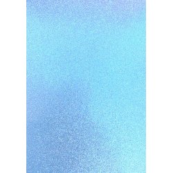 Glitter karton, A4, "Is-bl�", 250g/m2, 5ark, Paper Favourites PFSS216