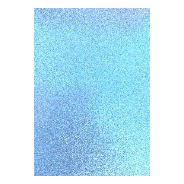 Glitter karton, A4, "Is-bl�", 250g/m2, 5ark, Paper Favourites PFSS216