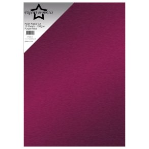 Perlemors papir A4, Paper Favourites PFSS314, 130g, 10ark BORDEAUX