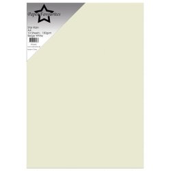 Star Rain papir A4, Paper Favourites PFSS602, 130g, 10ark ELFENBENs farvet