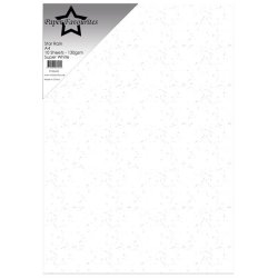 Star Rain papir A4, Paper Favourites PFSS603, 130g, 10ark SUPER HVID