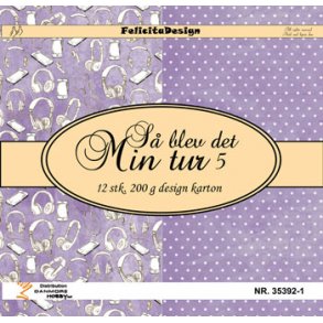 Karton 13,5x13,5cm, Konfirmation, lilla/hvid