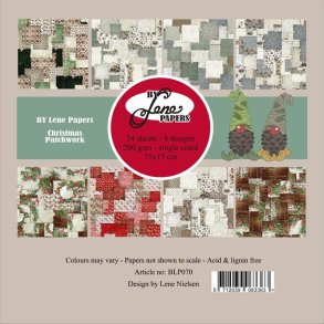 Papirblok i 15x15cm, 24 ark, 