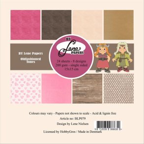 Papirblok i 15x15cm, 24 ark, 