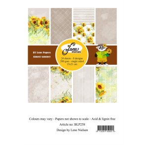 Papirblok i 15x21cm, 24 ark, 