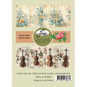 Papirblok i A6str. (10,5x14,8cm), 24 ark, 