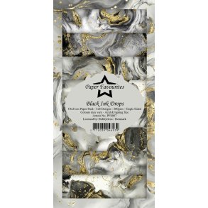 Papirblok i slimcard strrelse 10x21cm, 8 design, 24 ark, Paper Favourites 