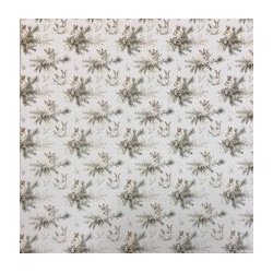 Papirblok fra Felicita Design - Jul; smukke sm�m�nstrede baggrunde i lyse gyldne farver, 15x15cm, 30 ark