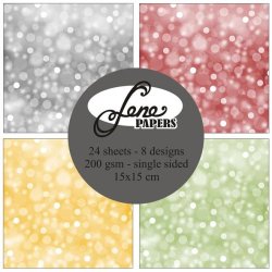 Papirblok i 15x15cm, 24 ark, "Young Ones" fra By Lene, BLP073