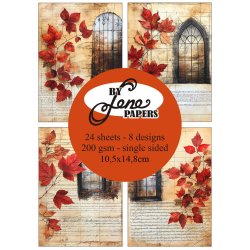 Papirblok fra By Lene, BLP663, "Betnksom", A6-str., 200g, 24 ark i alt