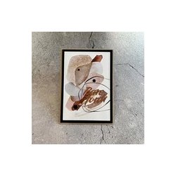 Scrap-blok i ca.30x30cm, 8 ark, "organiske former" fra Simple and Basic, SBP720