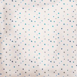 Scrappapir ca. 30x30cm, "kors" &amp; "stjerner", lysegr baggrund, 2-sidet, 200g