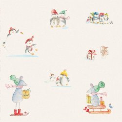 Scrappapir ca. 30x30cm, julekarton med sde motiver#1, 2-sidet, 200g