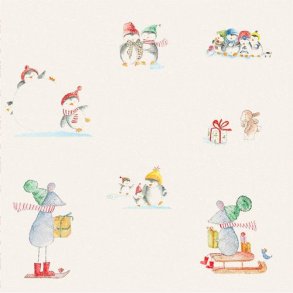 Scrappapir ca. 30x30cm, julekarton med sde motiver#1, 2-sidet, 200g