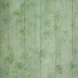 Scrappapir ca. 30x30cm, Stvede grnne baggrunde m/bladranker &amp; efeu-ranker, 2-sidet, 200g