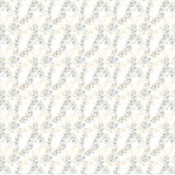 Scrappapir ca. 30x30cm, lyseblgrnne blomsterranker og gyldne kors, 2-sidet, 200g