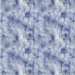 Scrappapir 30,5x30,5cm, 2-sidet; st�vet bl� splat &amp; tern, 200g