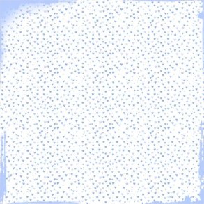 Scrappapir ca. 30x30cm, 2-sidet; hvide baggrunde m/sm� lysebl� hjerter & sutter, 200g