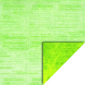 Scrappapir ca. 30x30cm, Konfirmations-design i grnne nuancer, 2-sidet, 200g