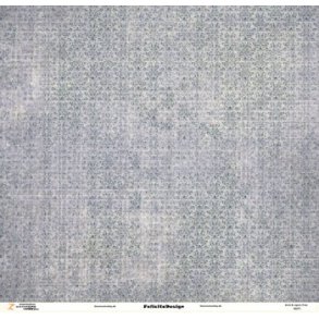 Scrappapir ca. 30X30cm, lys bl mnster, 200grams