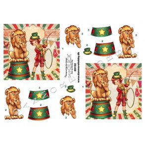 3D ark - B�rnemotiv, cirkus, l�vet�mmer