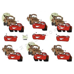 3D ark - Lynet McQueen og Bumle fra Disney