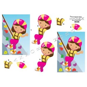 3D ark - Rapelling pige