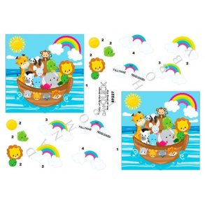 3D ark - B�rnemotiv, Noahs ark