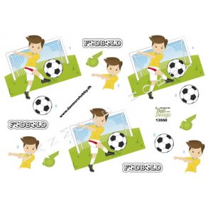 3D ark - B�rnemotiv, fodbold, dreng