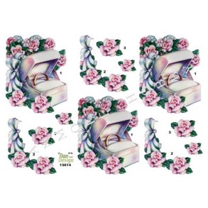 3D ark - Bryllup. Ring i �ske, forlovelse