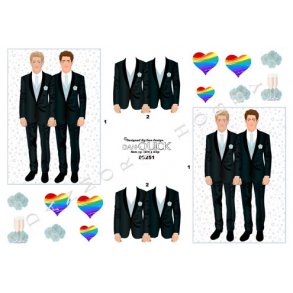 3D ark - Bryllup, herrebryllup