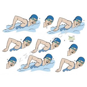 3D ark - Sport, sv�mmer, dreng