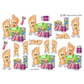 3D ark - Job. Fodterapeut & glade fdder