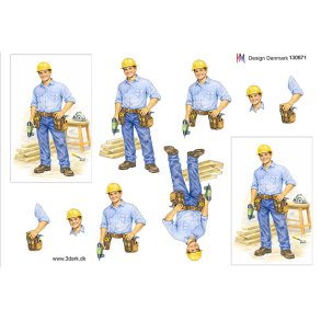 3D klippeark - Job, T�mrer
