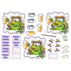 3D klippeark - Sjov fr med fletninger og fadl 