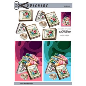 3D klippeark - Broderi syning