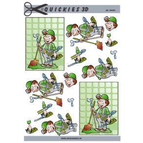 3D klippeark - Job, gartner/anlgsgartner/havemand