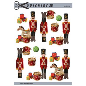 3D klippeark - Jul, Gammelt leget�j, N�ddekn�kkeren