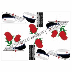 3D klippeark - Student, HTX, hue, bog &amp; roser