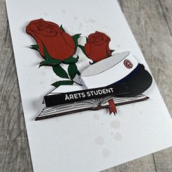 3D klippeark - Student, HTX, hue, bog &amp; roser