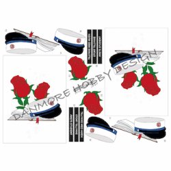 3D klippeark - Student, HHX, hue, bog &amp; roser