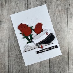 3D klippeark - Student, EUX, hue, bog &amp; roser