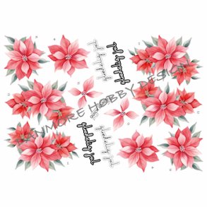 3D klippeark - smukke julestjerner