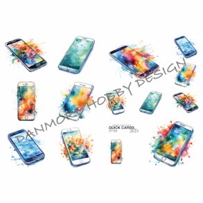 Klippeark - Sm motiver af mobil telefoner