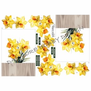 3D klippeark - Pske; Smukke pskeliljer