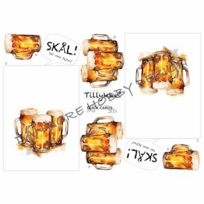 3D klippeark - Skummende fadl