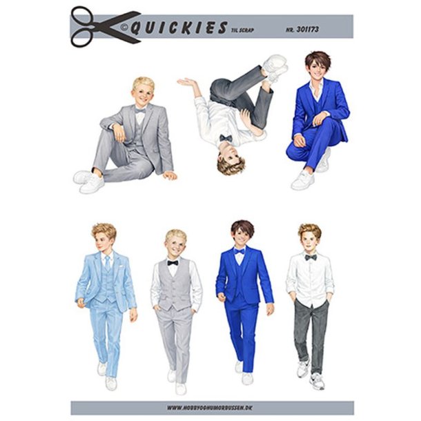 Klippeark - 7 konfirmationsdrenge